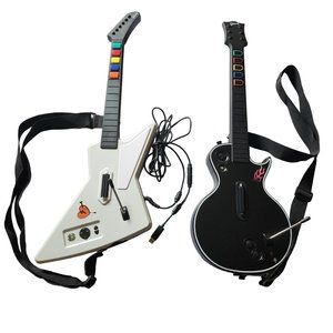 Wii Guitar Hero Les Paul Gibson / Xbox 360 Xplorer Guitar Hero
